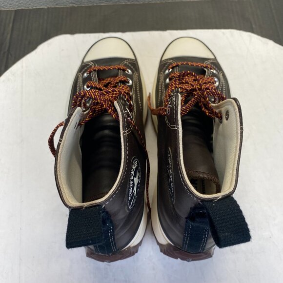 Converse Run Star Hike High Top Leather Brown Mens Size Men's 8.5 Women's 10 - Picture 4 of 16